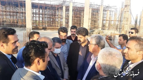 بازدید استاندار گلستان از بیمارستان 64 تختخوابی و ساحل چارقلی شهرستان گمیشان 