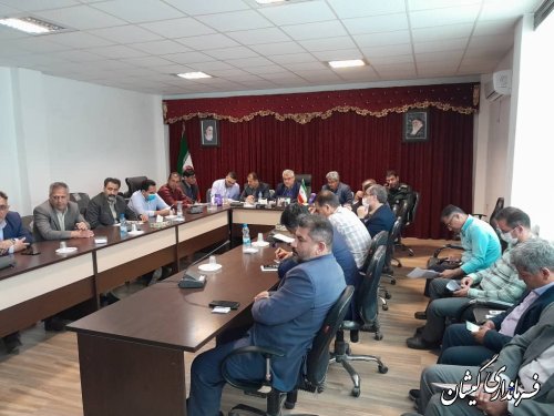 برگزاری جلسه کمیته برنامه‌ریزی شهرستان گمیشان 