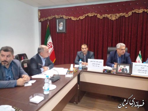 برگزاری جلسه ستاد اشتغال شهرستان گمیشان