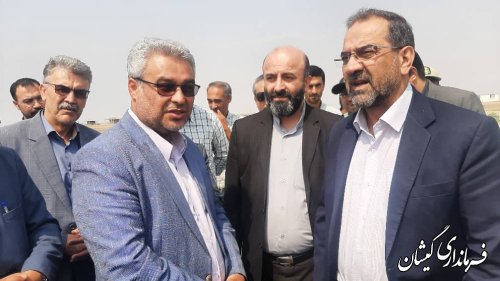 بازدید دکتر عباسی معاون وزیر کشور و دکتر سید علی مهاجر معاون سیاسی، امنیتی، اجتماعی استانداری گلستان از ساحل توماچلر چارقلی شهرستان گمیشان