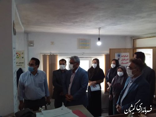 بازدید سقلی فرماندار گمیشان از مرکز درمانی ترک اعتیاد گمیش تپه