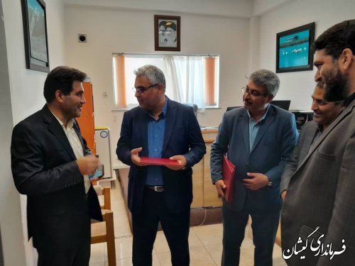 تقدیر و تشکر فرماندار گمیشان از قضات و ریاست دادگستری شهرستان 