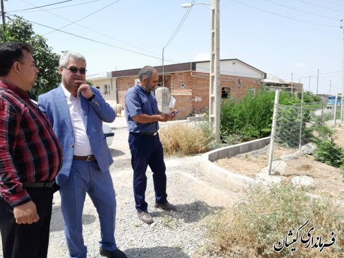 بازدید فرماندار گمیشان از روستاهای بصیر آباد، مراد بردی و کوسلی