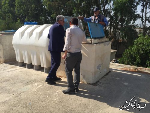 بازدید فرماندار گمیشان از چاه های تامین آب شرب شهرستان 