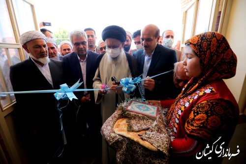 برگزاری  آیین  افتتاح دبیرستان  امام محمد باقر (ع) شهرستان گمیشان
