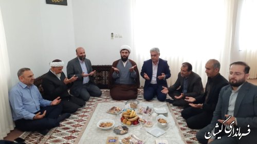 دیدار عیدانه سیدعلی مهاجر  معاون سیاسی امنیتی اجتماعی استانداری گلستان و حاجی گلدی کر معاون مدیریت و توسعه منابع استانداری گلستان از شهرستان گمیشان