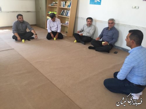 بازدید فرماندار از روستای قلعه حاجی گلدی خان