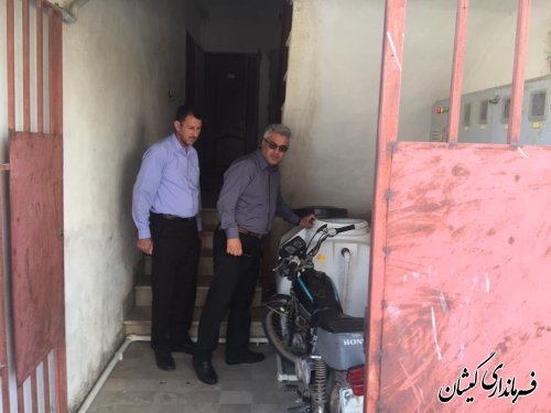 بازدید فرماندار گمیشان از سایت مسکن مهر گمیش تپه 