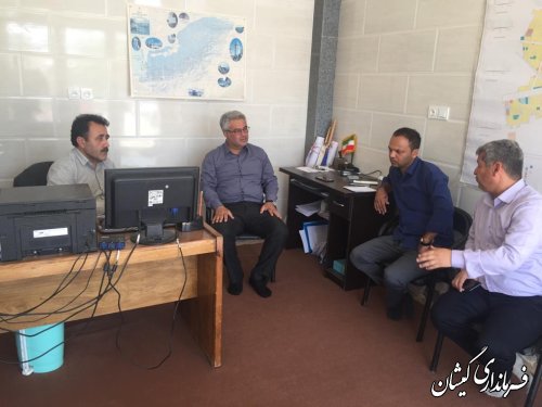 بازید فرماندار از روستای قرنجیک خواجه خان