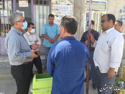 حضور فرماندار در روستای قلعه جیق بزرگ 
