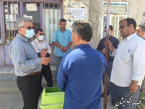 حضور فرماندار در روستای قلعه جیق بزرگ 