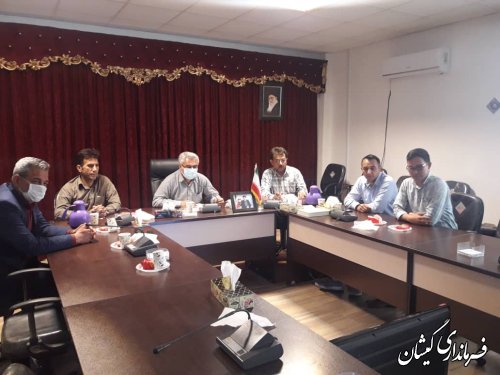 حضور فرماندار گمیشان در جلسه شورای آرد و نان استان 