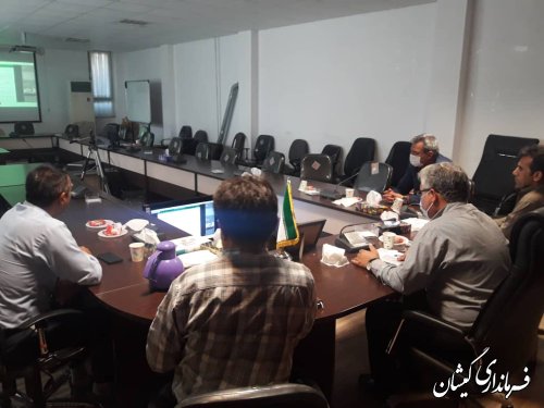 حضور فرماندار در جلسه ستاد پیشگیری از بیماری کووید استان 