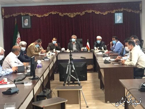 برگزاری جلسه ستاد کرونا شهرستان گمیشان 