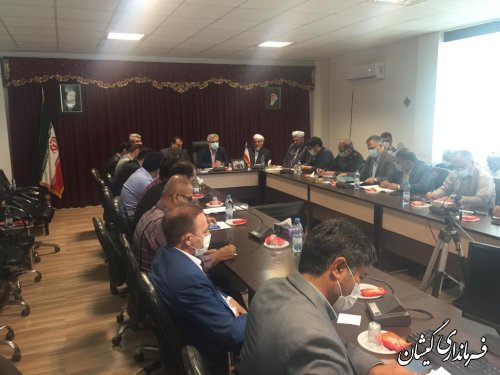 برگزاری چهارمین جلسه شورای اداری شهرستان گمیشان