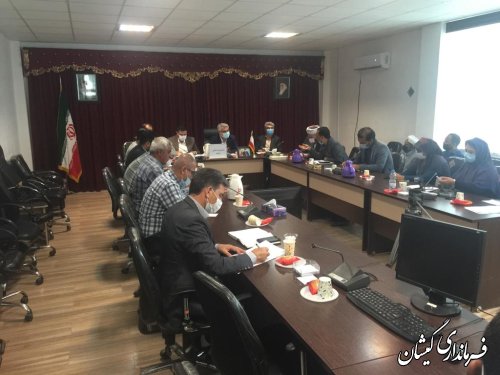 برگزاری جلسه ستاد پیشرفت و آبادانی روستاهای شهرستان گمیشان
