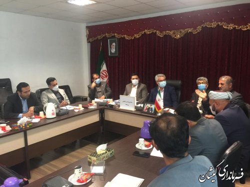 برگزاری جلسه ستاد پیشرفت و آبادانی روستاهای شهرستان گمیشان