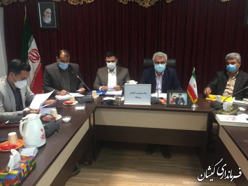 برگزاری جلسه ستاد پیشرفت و آبادانی روستاهای شهرستان گمیشان