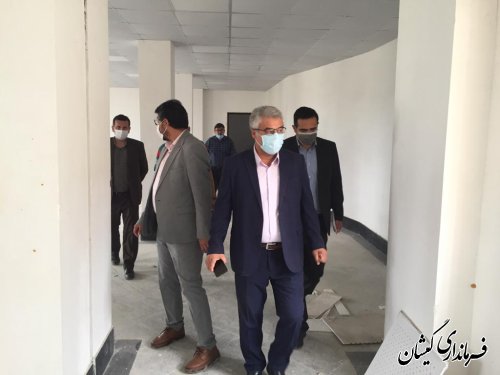 بازدید فرماندار گمیشان از پروژه مجتمع فرهنگی گمیش تپه