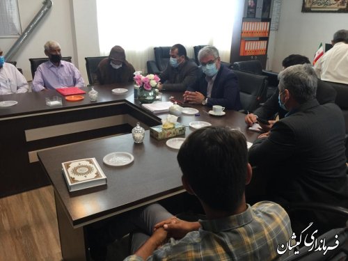 برگزاری جلسه احداث چمن مصنوعی روستاهای آرخ بزرگ، بصیر آباد، قلعه توماجلر و قرنجیک خواجه خان 