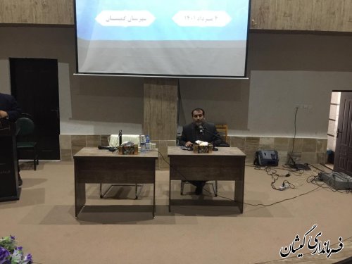 حضور معاون فرماندار گمیشان در همایش آموزشی و بصیرتی ائمه جمعه و جماعات اهل سنت