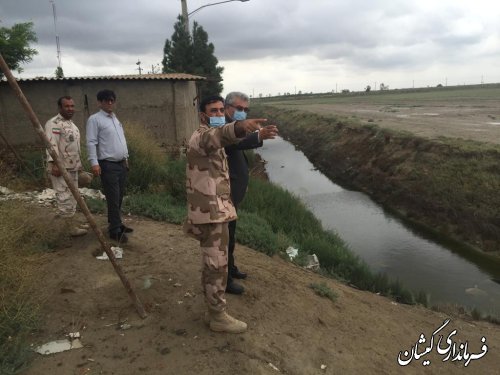 بازدید سقلی فرماندار گمیشان از پاسگاه مرزی مختوم قلی 