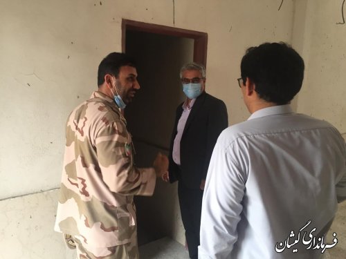 بازدید سقلی فرماندار گمیشان از پاسگاه مرزی مختوم قلی 