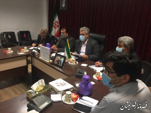 برگزاری جلسه اضطراری ستاد پیشگیری، هماهنگی و فرماندهی عملیات پاسخ به بحران شهرستان گمیشان 