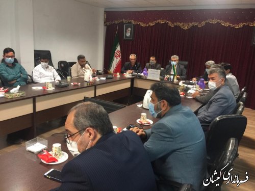 برگزاری جلسه اضطراری ستاد پیشگیری، هماهنگی و فرماندهی عملیات پاسخ به بحران شهرستان گمیشان 