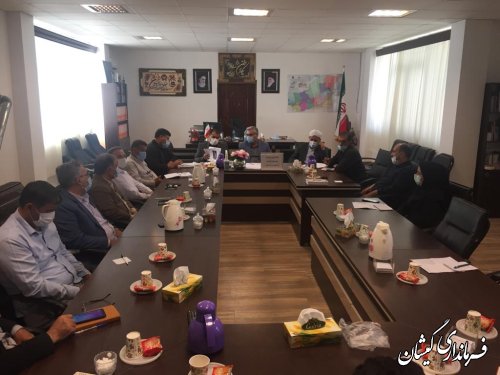 برگزاری جلسه شئون فرهنگی شهرستان گمیشان با محوریت ماه محرم 