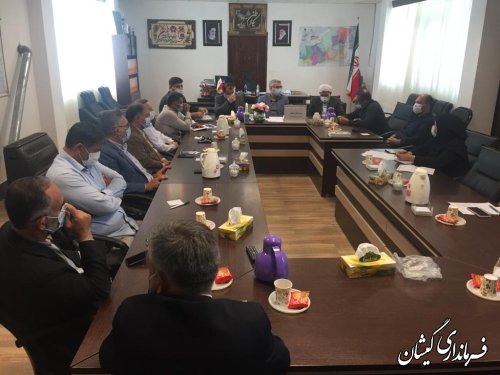 برگزاری جلسه عفاف و حجاب با  حضور فرماندار گمیشان