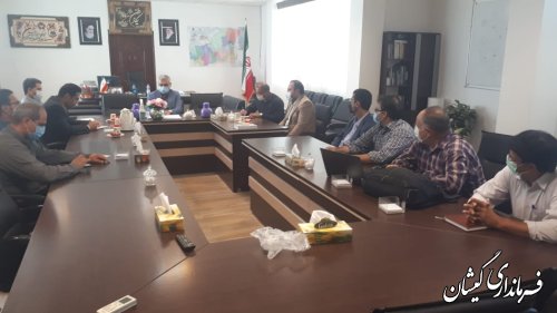 برگزاری جلسه بررسی وضعیت طرح زهکشی اراضی اولویت دار شهرستان گمیشان 