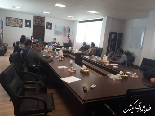 برگزاری جلسه بررسی وضعیت طرح زهکشی اراضی اولویت دار شهرستان گمیشان 