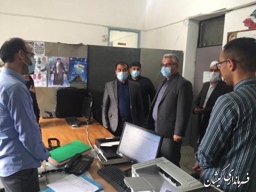 بازدید فرماندار گمیشان از ادارات شهرستان 