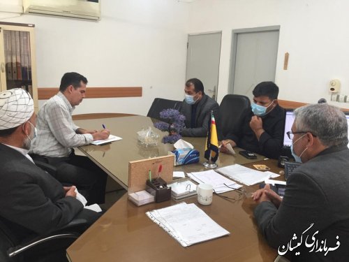 بازدید فرماندار گمیشان از ادارات شهرستان 