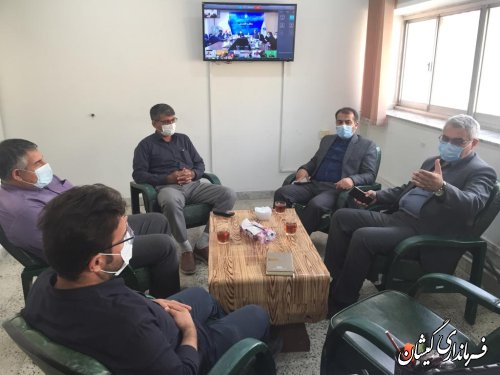 بازدید فرماندار گمیشان از ادارات شهرستان 