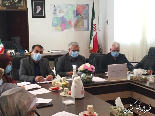 برگزاری جلسه کمیته بانوان شهرستان گمیشان  گرامی داشت هفته دولت