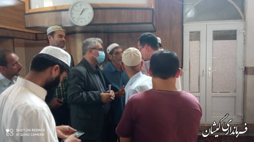 سخنرانی فرماندار گمیشان در نماز جمعه خواجه نفس