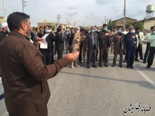 برگزاری مراسم عزاداری حسینی در شهرستان گمیشان