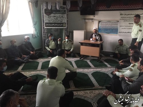حضور فرماندار گميشان در مراسم عزاداري اباعبدالله الحسين