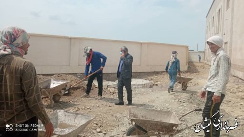 بازدید سرزده فرماندار گمیشان از پروژه مجتمع فرهنگی گمیش تپه 