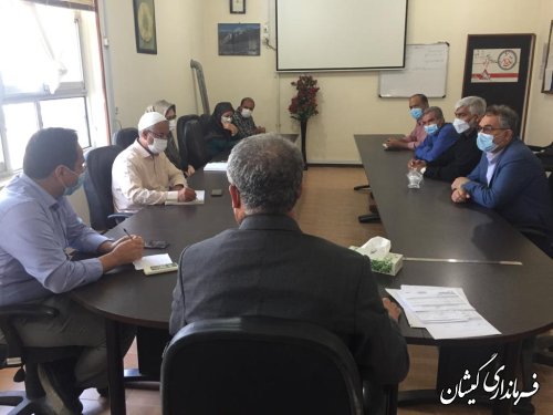 حضور فرماندار گمیشان در شبکه بهداشت شهرستان 