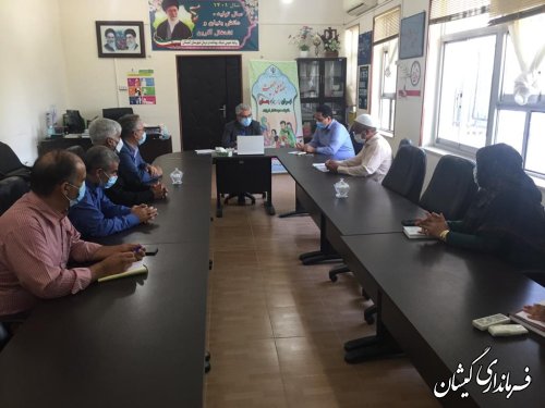 حضور فرماندار گمیشان در شبکه بهداشت شهرستان 