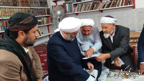 حضور شیخ دکتر خالد عبدالوهاب ملا در شهرستان گمیشان 
