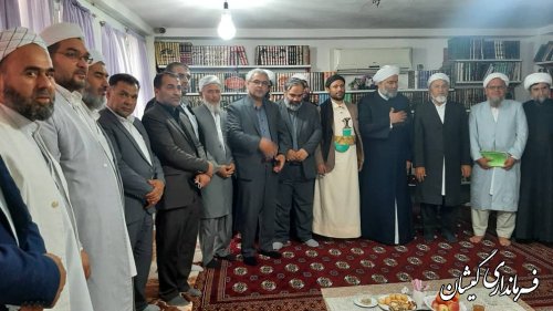 حضور شیخ دکتر خالد عبدالوهاب ملا در شهرستان گمیشان 