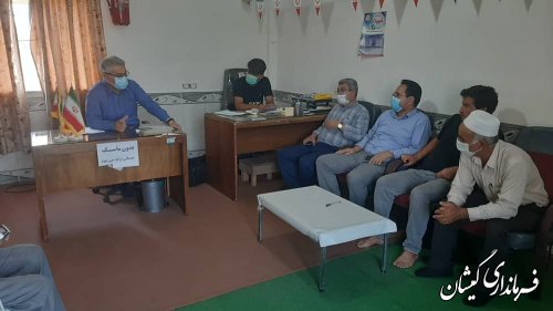 بازدید فرماندار گمیشان از روستاهای شهرستان 
