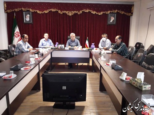 برگزاری جلسه حمایت از خانواده و جوانی جمعیت شهرستان گمیشان 