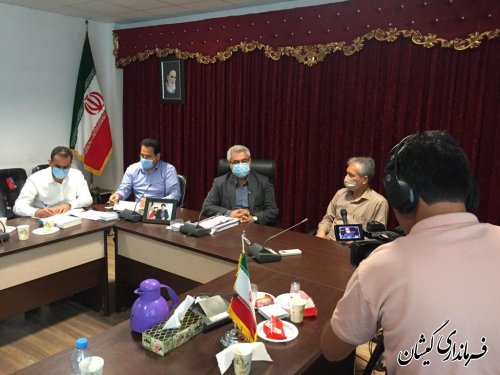 مصاحبه فرماندار گمیشان با بخش ترکمنی صدا و سیمای گلستان