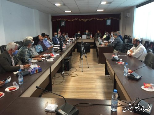 برگزاری شورای مبارزه با مواد مخدر شهرستان گمیشان 