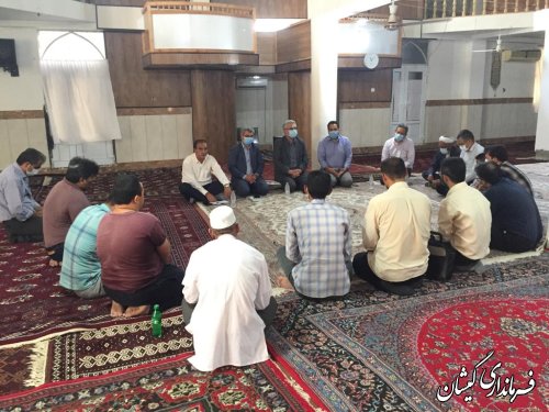 نشست فرماندار گمیشان با دهیاران بخش مرکزی شهرستان گمیشان